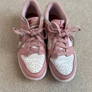 Nike Blush Pink and White Athletic Shoes